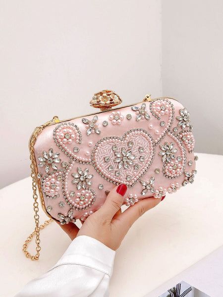 Leather clutch purse