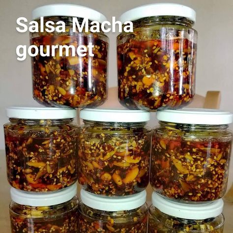 Salsa macha con semillas y frutos saboryfrescura Receta de dianabiostor - Cookpad Latin Kitchen, Grilled Taco, Cooking Herbs, Homemade Sauce Recipes, Healthy Recipes Easy Snacks, Healthy Food Recipes Clean Eating, Exotic Food, Koh Tao, Homemade Sauce