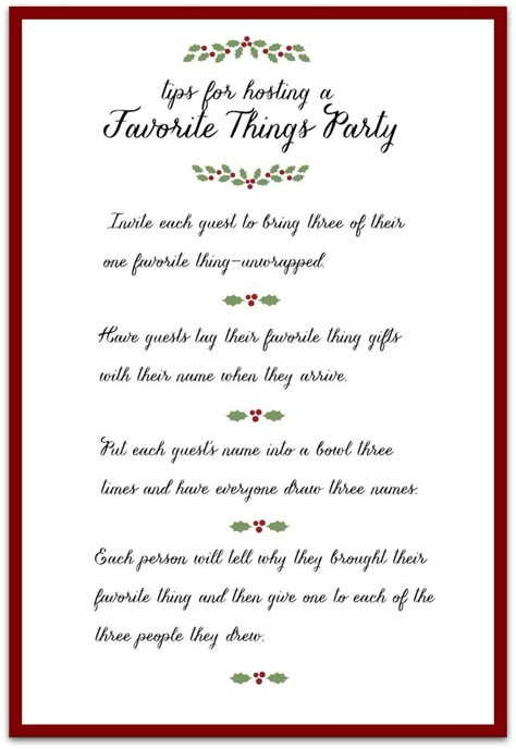 favorite_things_party Ladies Christmas Party, Party Games For Ladies, Favorite Things Party, Christmas Gift Exchange, Christmas Party Games, Xmas Party, Christmas Games, Gift Exchange, Christmas Activities