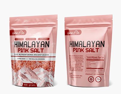 Pouch Design, Graphic Design Product, Food Packaging Design, Pink Salt, Design Packaging, Food Packaging, Design Product, Food Design, Product Design