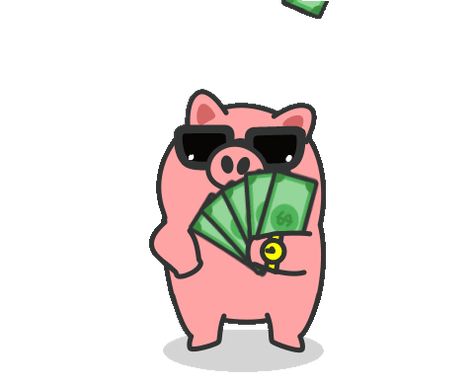 via GIPHY Money Pfp Gif, Money Pixel Gif, Money Rain Gif, Piglet Gif, Money Pig, Spending Money Meme Funny, Money, Funny Gif, Gif