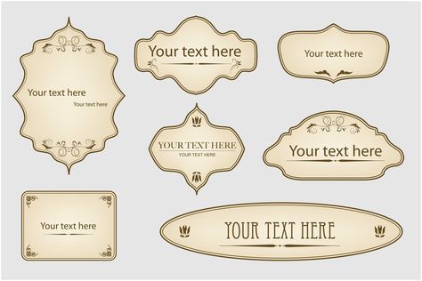 Vintage Blank Label Templates Beer Bottle Labels Template, Label Botol, Wine Bottle Label Template, Labels Printables Free Templates, Food Label Template, Wine Bottle Label Design, Wine Label Template, Printable Label Templates, Free Label Templates