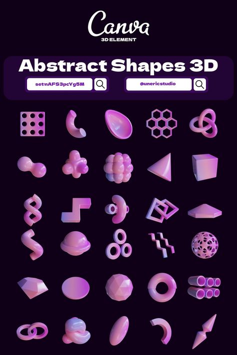 Canva Elements - Abstract Shapes  3D Illustration - set:nAFS3pcYg5M cutecanvaelement #comousarocanva #canvaprofonts #canvaabstract #fontesnocanva⭐ Sports Illustrations Design, Shapes 3d, Canva Keywords, Graphic Shapes Design, Alphabet Photos, Keyword Elements Canva, Canva Elements Keyword, Canvas Learning, Blog Graphics