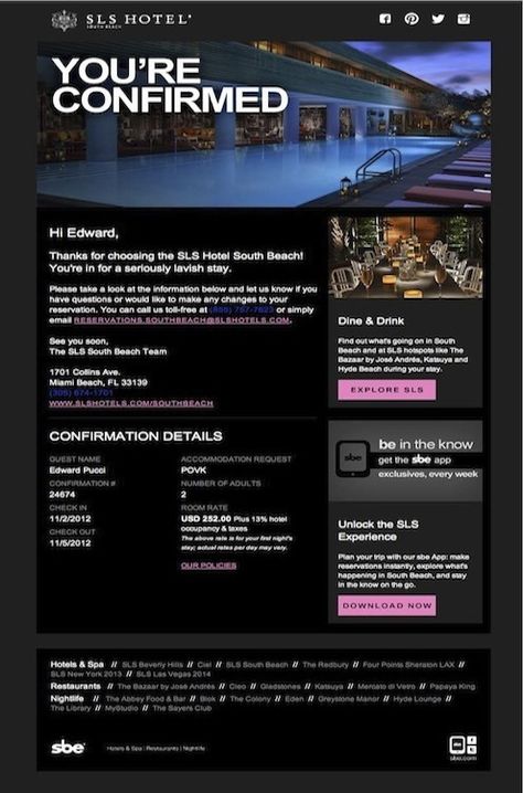 Hotel Confirmation Email, Hotel Booking Confirmation, Motel Makeover, Confirmation Email Template, Letter Layout, Dinner Place, Make My Trip, Confirmation Letter, Hotels Portugal