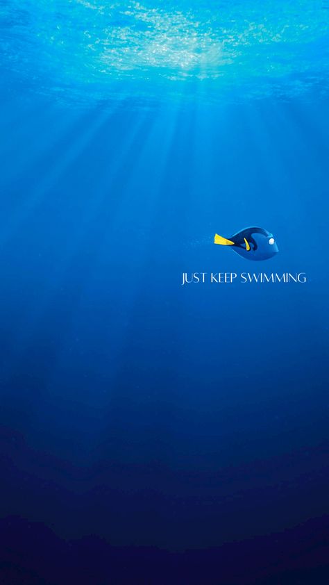 Keep Swimming Wallpaper, Just Keep Swimming Wallpaper Iphone, Aesthetic Wallpaper Swimming, Dory Wallpaper Iphone, Just Keep Swimming Dory, Swimmer Wallpaper Iphone, Nemo Wallpaper Iphone, Just Keep Swimming Wallpaper, Finding Nemo Wallpaper