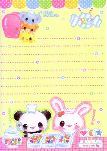 Kawaii Printables, Memo Sheets, Kawaii Stationary, Kawaii Things, Memo Paper, Note Memo, Memo Pads, Note Pads, Anime Posters