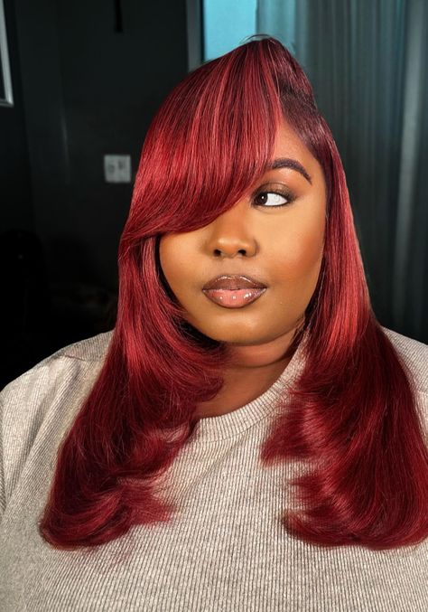 Red Lace Wig Black Women, Red Frontal Bob, Lace Wig Black Women, Red Hairstyles For Black Women, Red Lace Wig, Red Frontal, Wig Black Women, Frontal Bob, Red Hairstyles