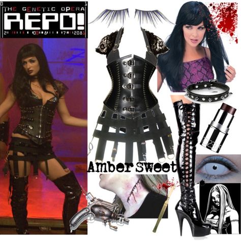 Amber Sweet Costume, Amber Sweet Repo The Genetic Opera, Repo The Genetic Opera Amber Sweet, Repo The Genetic Opera, Amber Sweet, Drag Ideas, Corset Costumes, 2020 Style, Couple Costumes