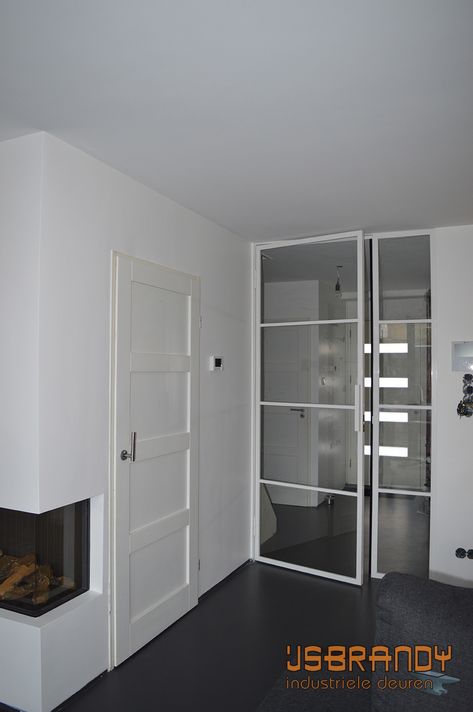 Deur Ensuite, Crittal Doors, Door Types, Nikon Camera, White Door, Office Door, Steel Door, White Doors, Design Research