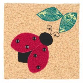 Fly Away Ladybug! Quilt Block | HowStuffWorks Ladybug Quilt Block, Ladybug Quilt, Bug Quilt, Ladybug Applique, Quilt Patch, Ladybug Crafts, Youtube Downloader, Care Less, Butterfly Quilt