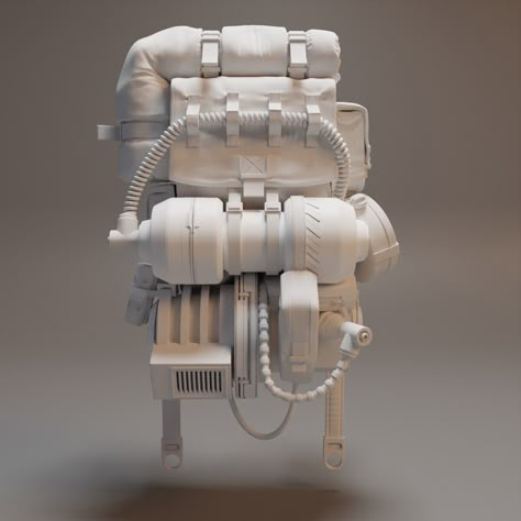 Space Backpack Concept Art, Sci Fi Bag Concept Art, Futuristic Backpack Concept Art, Sci Fi Backpack Concept Art, Sci Fi Backpack, Backpack Concept Art, Cyberpunk Backpack, Futuristic Backpack, Robot Backpack