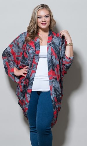 Click to Display Larger Simple Spring Outfits, Plus Zise, Natural Fashion, Outfit Plus Size, Kimono Outfit, Mode Kimono, Video Ideas, About Women, Womens Clothes