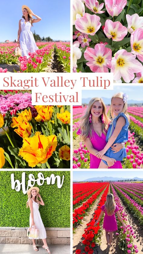 Tulip Festival Outfit Ideas, Tulip Festival Outfit, Tulip Outfit, Michigan Tulip Festival, Amsterdam Tulip Festival, Oregon Tulip Festival, Tulips Festival, Tulip Festival Washington, Skagit Valley Tulip Festival