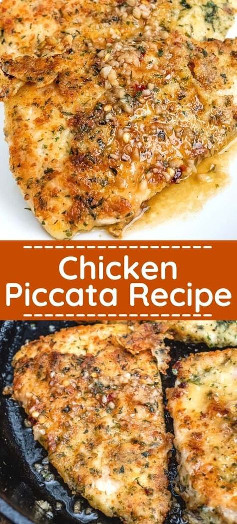 Chicken Piccata Recipe Sweet Hawaiian Chicken, Lemon Sauce For Chicken, Easy Chicken Piccata, Favorite Chicken Recipes, Piccata Sauce, Piccata Recipe, Chicken Piccata Recipe, Chicken Tender, Favorite Recipes Chicken