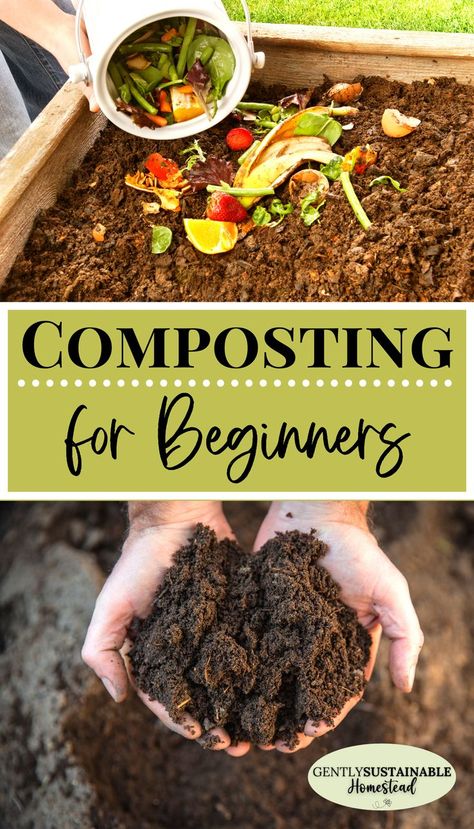 Composting For Beginners, Homemade Compost, Compost Bin Pallet, Compost Bin Diy, Compost Pile, Diy Compost, How To Make Compost, Composting At Home, Organic Garden