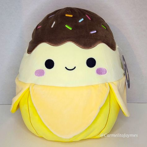 Brand New With Tags Select Series Black Tag Limited Edition Junie - Chocolate Dipped Banana Official Squishmallow By Kelly Toy Squad - Select Series Collector Number - 1651-2 Squishdate - 8.30.2023 Year - 2024 Size - 12 Inch Bio - Appearance - Everything In My Closet Bogo 50% Off Listed Prices All Jewelry Priced $25 & Under Are 2/$30 Free Shipping On Orders Over $75 Ships In Beautiful Box W Care Free Gifts With Every Order!! Free Squishmallow Gifts With Every Squishmallow Order!!! The Bigger The Squishmallow Room, Coffee Squishmallow, Squishmallows Food Collection, Hamburger Squishmallow, Brown Squishmallow, 16 Inch Squishmallow, Chocolate Dipped Bananas, Banana Dip, Squish Mellow