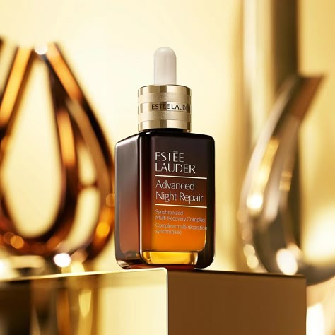 Estee Lauder Advanced Night Repair, Advanced Night Repair, Data Processing, Golden Years, Estée Lauder, Fragrance Design, Youthful Skin, Fine Lines And Wrinkles, Estee Lauder