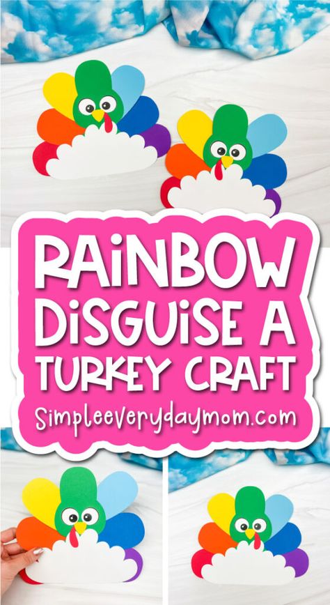 Disguise Your Turkey, Disguise A Turkey, Turkey Disguise Project, Turkey Project, Windows Ideas, Rainbow Craft, Scarecrow Crafts, Thanksgiving Books, Turkey Disguise