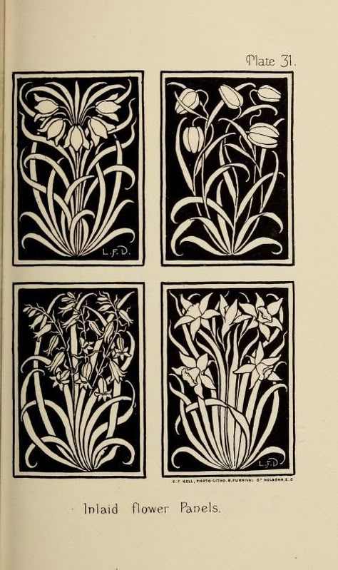 Fiori Art Deco, Fleurs Art Nouveau, Art Nouveau Tattoo, Motifs Art Nouveau, Nouveau Flowers, Nouveau Tattoo, Nouveau Illustration, Ornamental Design, Art Nouveau Pattern