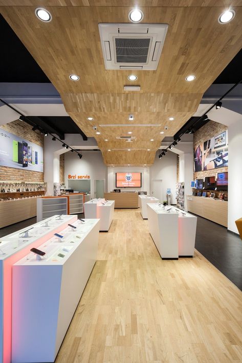 Idea 396353: Smartson – Smartphone store concept in Croatia Phone Store Design, Smartphone Store, Iphone Store, Mobile Shop Design, Mobile Phone Shops, Store Concept, Phone Store, Showroom Interior Design, Best Architects