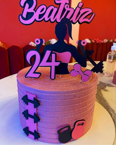 Bolo Academia, Ballet Cake, Ballet Cakes, Cake Toppers, Birthday Cake, Pastel, Gym, Cake, Birthday