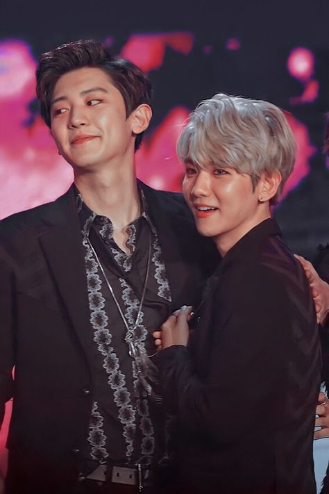 Chanbaek Wallpaper, Chanyeol And Baekhyun, Chanbaek Fanart, Baekhyun Wallpaper, Exo Chanbaek, Chanyeol Cute, Exo Couple, Exo Songs, Baekhyun Chanyeol