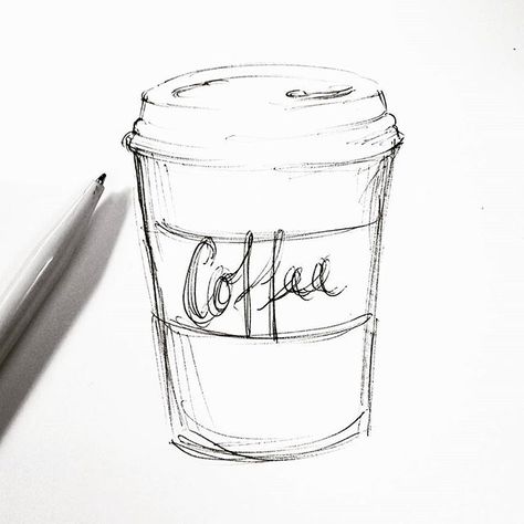 I need approximately 20 of these delivered to work today please and thank you x #coffeetime (illustration by yours truly) Beginner Sketches, Coffee Drawing, Object Drawing, Still Life Drawing, Please And Thank You, Hand Sketch, Urban Sketching, Work Today, Drawing Lessons