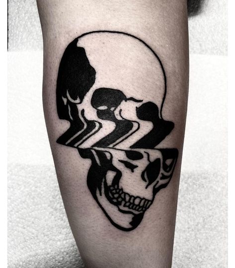 Trippy Skull Tattoo, Hen Tattoo, Smile Tips, Daniel Tattoo, Geometric Tattoo Sleeve Designs, Globe Tattoos, Tooth Tattoo, Melbourne Tattoo, Skeleton Tattoos