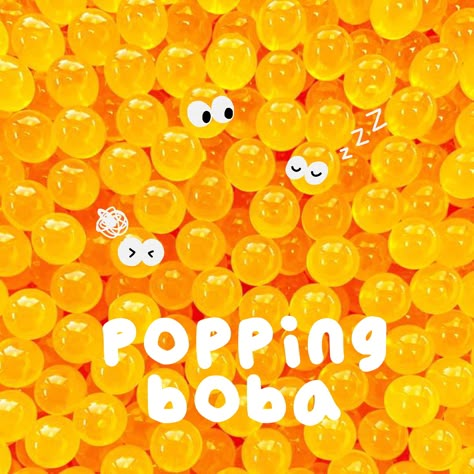 Little pearly spheres made of seaweed extract and filled with fruit juice. Boba Aesthetic, Popping Boba, Bubble Boba, Product Inspiration, Boba Tea, Bubble Tea, Poster Design, Bubbles, Tea