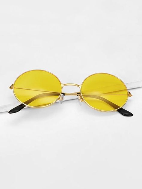 Round Driver Polarized Sunglasses  LIGHT PINK YELLOW , #SPONSORED, #Sunglasses, #Polarized, #Driver, #YELLOW, #PINK #Ad Vintage Lenses, Style Sunglasses, Shades Sunglasses, Fashion Glasses, Rimless Sunglasses, Cool Sunglasses, Oval Sunglasses, Kids Sunglasses, Yellow Fashion