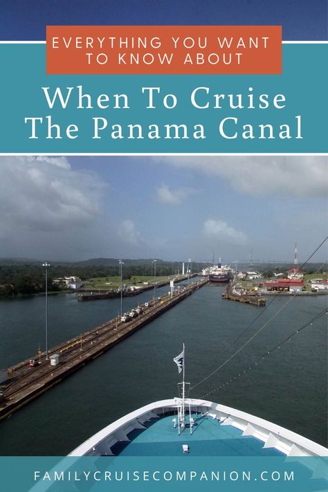 Wondering what the best time of year is to cruise the Panama Canal? Our guide has everything you want to know when planning your Panama cruise. Panama Cruise, Jamaica Cruise, Panama Canal Cruise, Royal Caribbean Cruise Lines, Panama Travel, Cruise Planning, Cruise Excursions, Dream Cruise, Panama Canal