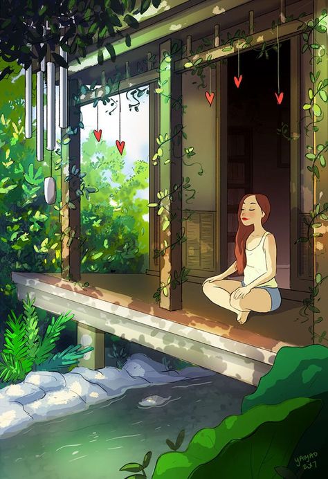 Benefits of Living Alone Showcased in Charming Illustrations Yaoyao Ma Van, Christopher Mccandless, Desen Anime, Joy Of Living, Living Alone, Dreamy Art, Anime Boys, Girly Art, Manga Drawing