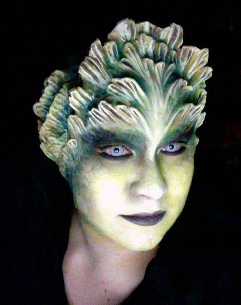 Alien Hybrid, Prosthetic Makeup, Effects Makeup, Special Fx Makeup, Theatrical Makeup, Scary Makeup, Special Effects Makeup, Fx Makeup, Alien Concept Art