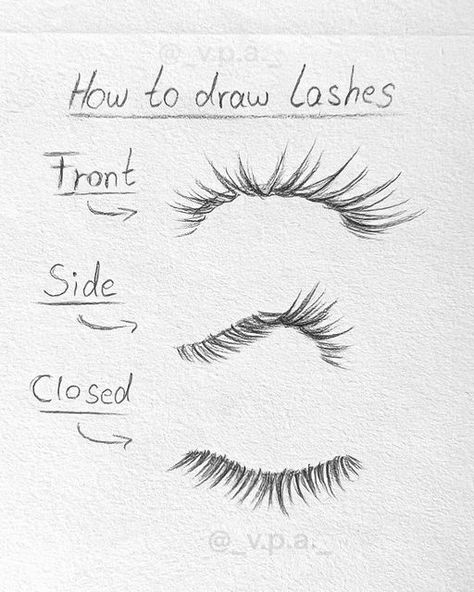 Lashes Drawing Tutorial, Drawing Refrens, How To Draw Lashes, Lash Drawing, Draw Lashes, Drawing Lashes, Lashes Drawing, How To Draw Eyelashes, Eyelashes Drawing