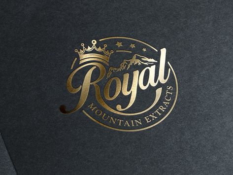 Logo Design #1316 | 'Royal Mountain Extracts' design project | DesignContest ® Inspiration Poster, Royal Logo, How Design, Best Website Design, Entertainment Logo, Royal Tea, Text Logo Design, Logo Design Art, Crown Logo