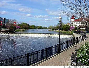 American Small Town, Waukesha Wisconsin, Money Magazine, Natural Swimming Ponds, Small Towns Usa, Small Town America, Swimming Pond, Wisconsin Travel, Wisconsin Dells