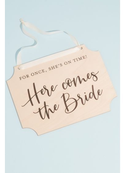 For Once She's On Time Here Comes the Bride Sign AMDBA1 Outside Wedding Ceremonies, Here Comes The Bride Sign, Harry Wedding, Bride Sign, Pallet Wedding, Wedding Decors, Ring Bearer Pillows, Wedding Activities, Ring Bearer Pillow