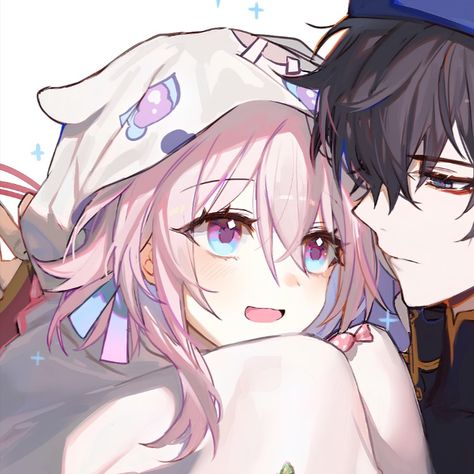 Artist: @SP0I0ppp [Twitter / X] ★ / ★ Name: Honkai: Star Rail (Game) <3 #HonkaiStarRail #DanHeng #March7th #İcon #Pfp #Matchingİcon #MatchingPfp Best Anime Couples, Couples Icons, Cute Anime Profile Pictures, Cute Profile Pictures, Discord Server, Anime Best Friends, Matching Profile Pictures, Anime Couples Drawings, Cute Anime Pics