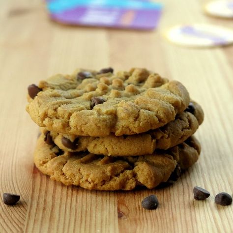 Sunflower Seed Butter Cookies are dotted with mini chocolate chips, perfectly crisped and can be made free of peanut, soy, egg and dairy. #vegan Sunflower Seed Butter, Cookies With Chocolate Chips, Cookies With Chocolate, Sunflower Butter, Lunch Box Recipes, Sunflower Seed, Seed Butter, Vegan Dessert Recipes, Paleo Dessert