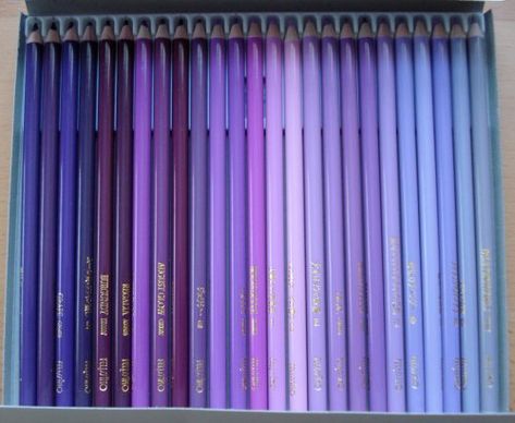 Felissimo 500 Color Pencils                                                                                                                                                     More Violet Color Palette, Violet Aesthetic, Purple Vibe, Lavender Aesthetic, Purple Reign, Purple Love, All Things Purple, Aesthetic Colors, Purple Rain