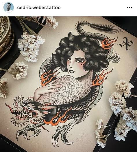 Traditional Tattoo Dragon, Traditional Tattoo Drawings, Abstract Tattoo Ideas, Timeless Tattoo, Optical Illusion Tattoo, Japan Tattoo Design, Irezumi Tattoos, Dragon Ball Super Wallpapers, Old School Tattoo Designs