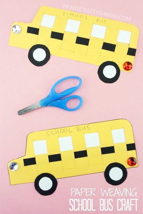 Bus Craft Preschool, School Bus Craft, School Ornaments, Bus Craft, School Bus Crafts, Back To School Crafts For Kids, Bus Crafts, Spring Crafts Preschool, September Themes