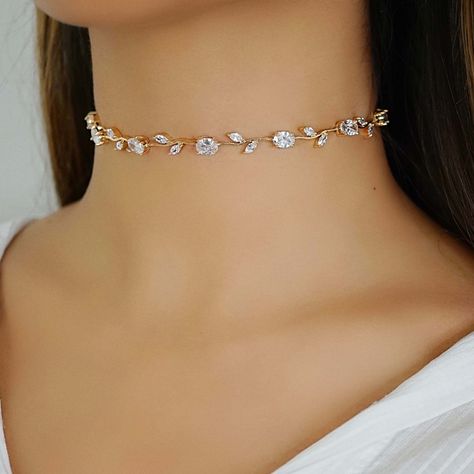 Luxury Choker, Valentina Rose, Statement Choker, Prom Jewelry, Dope Jewelry, Choker Set, Rhinestone Choker, Jewelry Fashion Trends, Forever Jewelry