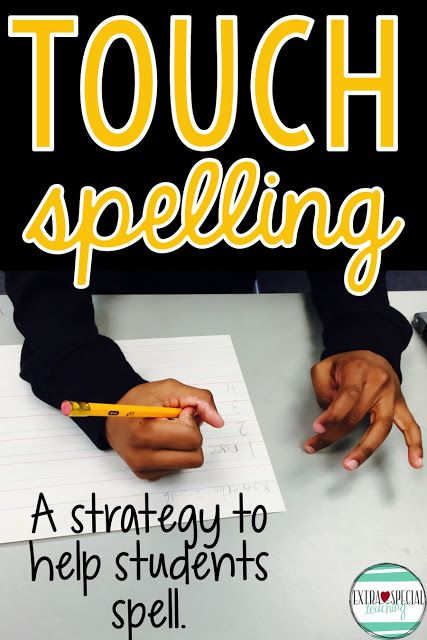 Touch Spelling Spelling Word Activities, Spelling Help, Spelling Strategies, Teaching Spelling, Spelling Practice, Grade Spelling, Spelling Activities, Teaching Phonics, Reading Intervention