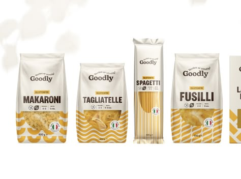 Popsicles Packaging, Pasta Packaging, Pasta Crafts, Popcorn Packaging, 보고서 디자인, Gluten Free Shopping, Ice Cream Packaging, Baking Packaging, Food Packaging Design