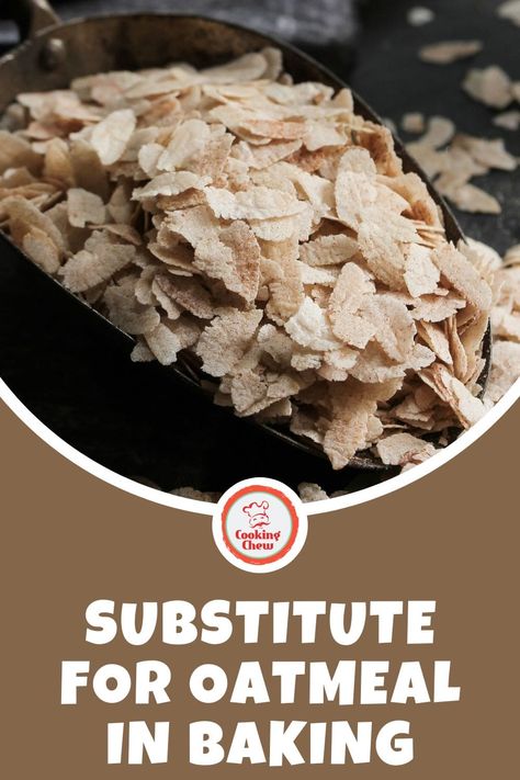 Substitute For Oats In Baking, Oat Substitute, Oatmeal Substitute, Carb Substitutes, Oatmeal Flour, Allergy Free Diet, Cooking Substitutions, Buckwheat Groats, Inflammatory Recipes