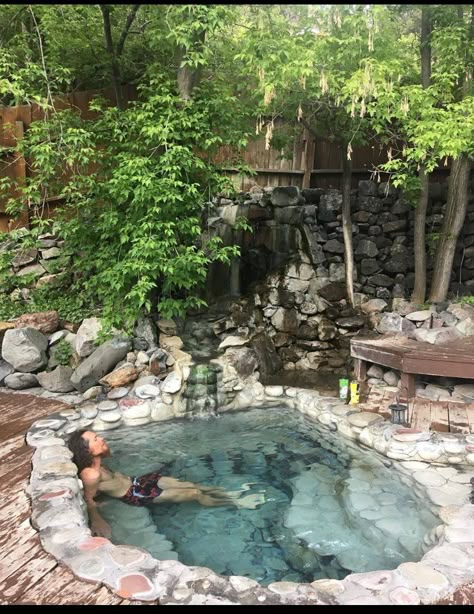 Small Pool Design, Natural Swimming Pools, Small Pools, Dream Pools, Small Pool, Natural Pool, Small Backyard Pools, Garden Pool, Pool Hot Tub