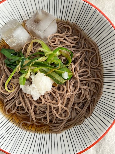 Cold soba noodle #korean #recipe Cold Noodles Aesthetic, Soba Noodles Aesthetic, Korean Cold Noodles Recipe, Soba Aesthetic, Cold Noodles Korean, Cold Soba Noodle Recipe, Noodle Korean, Soba Noodle Recipe, Cold Noodles Recipes