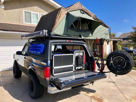 Ford Bronco Overland, Overland Bronco, Bronco Overland, Ford Obs, Overland Build, Custom Vehicles, Overland Gear, Off Road Camping, Ford Suv