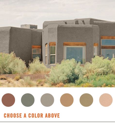 Exterior Paint Colors For House Flat Roof, Sage Stucco Exterior, Adobe Exterior House Colors, Stucco Houses Exterior Colors, Desert House Colors Exterior, Stucco Colors Combinations, Exterior Paint Colors For House Stucco Desert, Southwest Stucco Exterior Colors, Southwestern Exterior House Colors